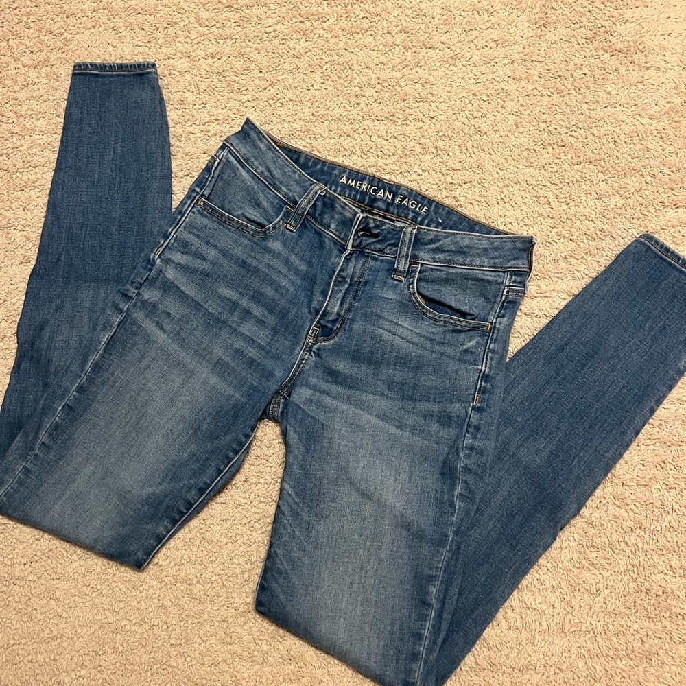 American Eagle Outfitters Blue Skinny Jeans